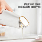 Walfos Glass Oil Pot Household Automatic Opening And Closing Leak-proof Oil Can Pot Non-hanging Oil Soy Sauce Seasoning Bottle - Walfos® Kitchenware
