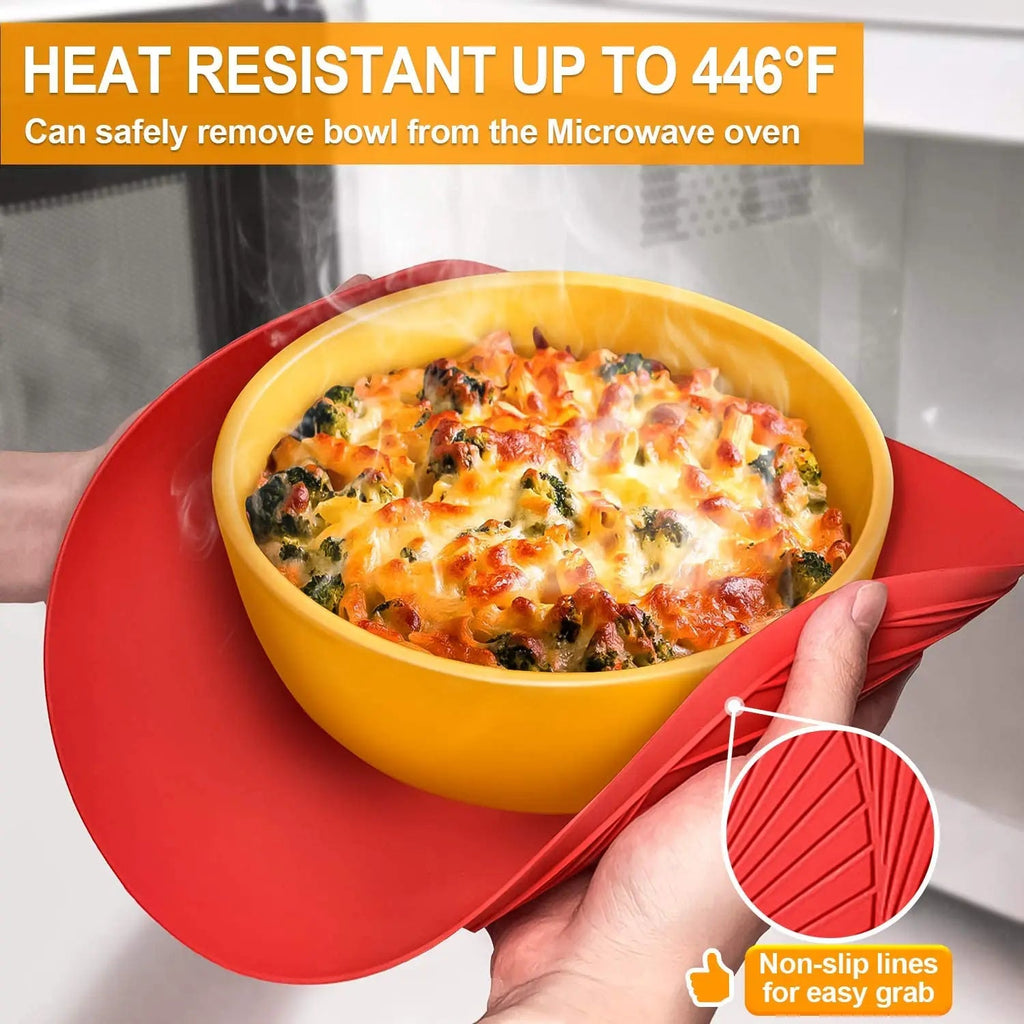 Walfos Heat Resistant Kitchen Silicone Trivet pot Holder Mat for Microwave Mats pot pan cooking Insulation Table Placemat - Walfos® Kitchenware