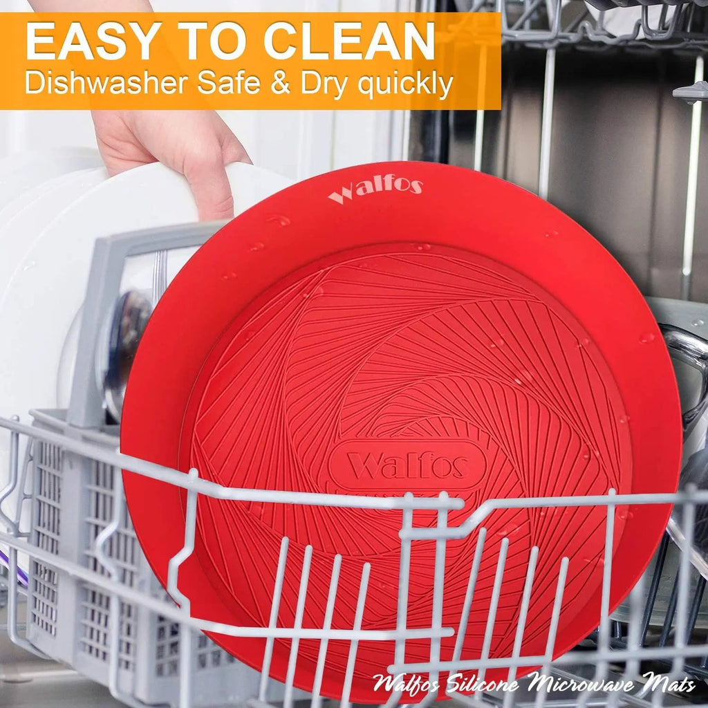 Walfos Heat Resistant Kitchen Silicone Trivet pot Holder Mat for Microwave Mats pot pan cooking Insulation Table Placemat - Walfos® Kitchenware