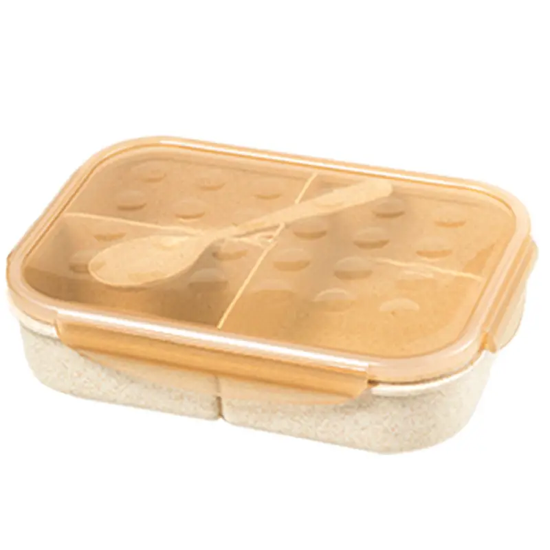 Wheat Preservation Divided Lunch Box Bento Box Walfos® Kitchenware