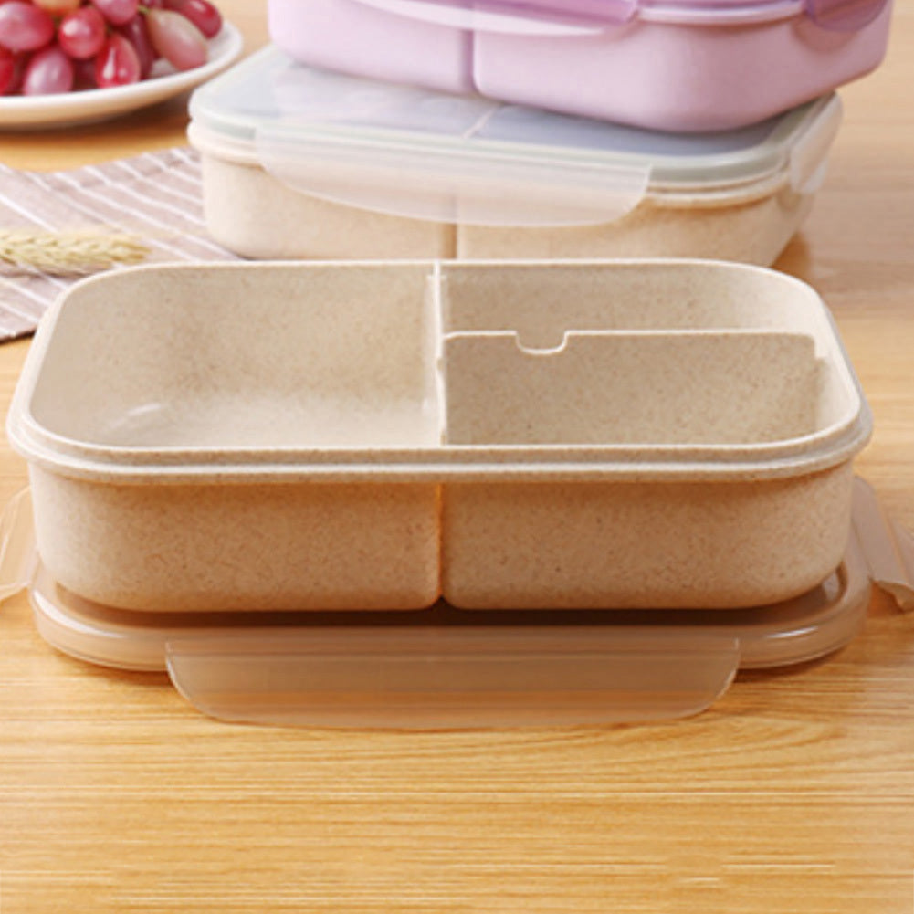 Wheat Preservation Divided Lunch Box Bento Box Walfos® Kitchenware