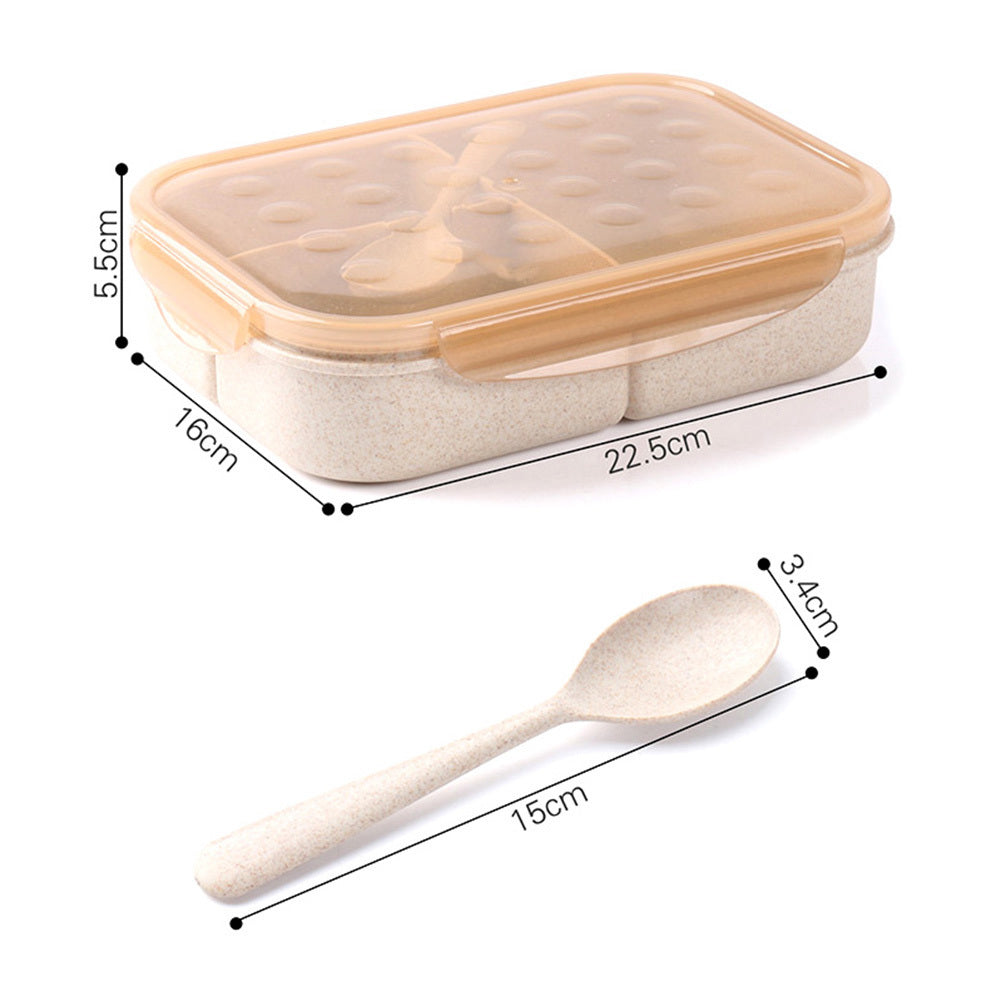 Wheat Preservation Divided Lunch Box Bento Box Walfos® Kitchenware