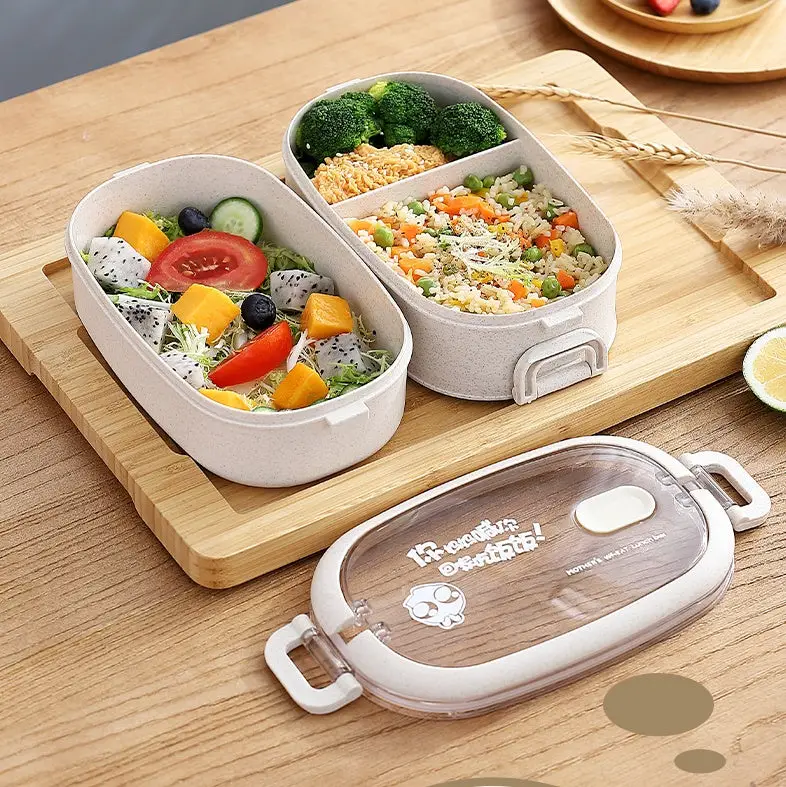 Wheat Straw Microwaveable Bento Box Walfos® Kitchenware