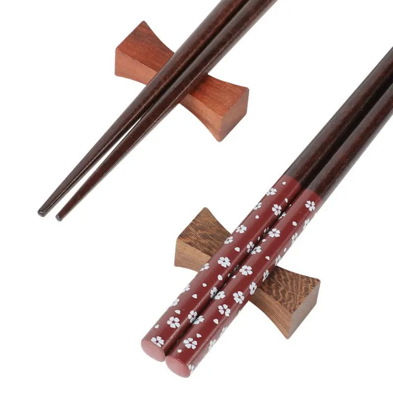 Wooden Japanese Style Chopsticks Household Craft Chopsticks Wooden Tableware Walfos® Kitchenware