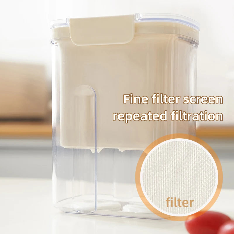 Yogurt filter cold extraction pressurized whey separator homemade yogurt filter screen large capacity compressed yogurt filter Walfos® Kitchenware