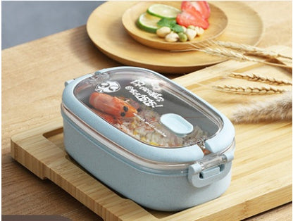 Wheat Straw Microwaveable Bento Box