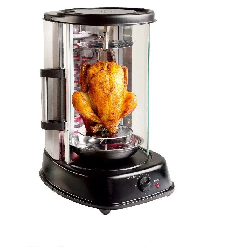 Home Grill Electric Rotisserie Indoor Chicken SmokelessHome Skewer Stove