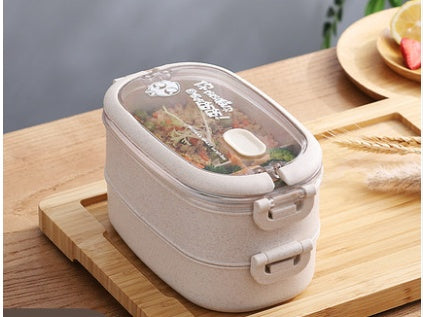 Wheat Straw Microwaveable Bento Box