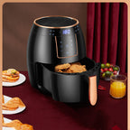 5.5 L US Standard Cross-border Air Fryer Touch Screen Automatic Fryer British Standard Deep Frying Pan Chips Machine Airfryer
