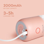 350ml Portable Blender Juicer Electric USB Rechargeable Mixer Smoothie Slushy Cup Juice Blender Bottle USB Charging Kitchen Gadgets